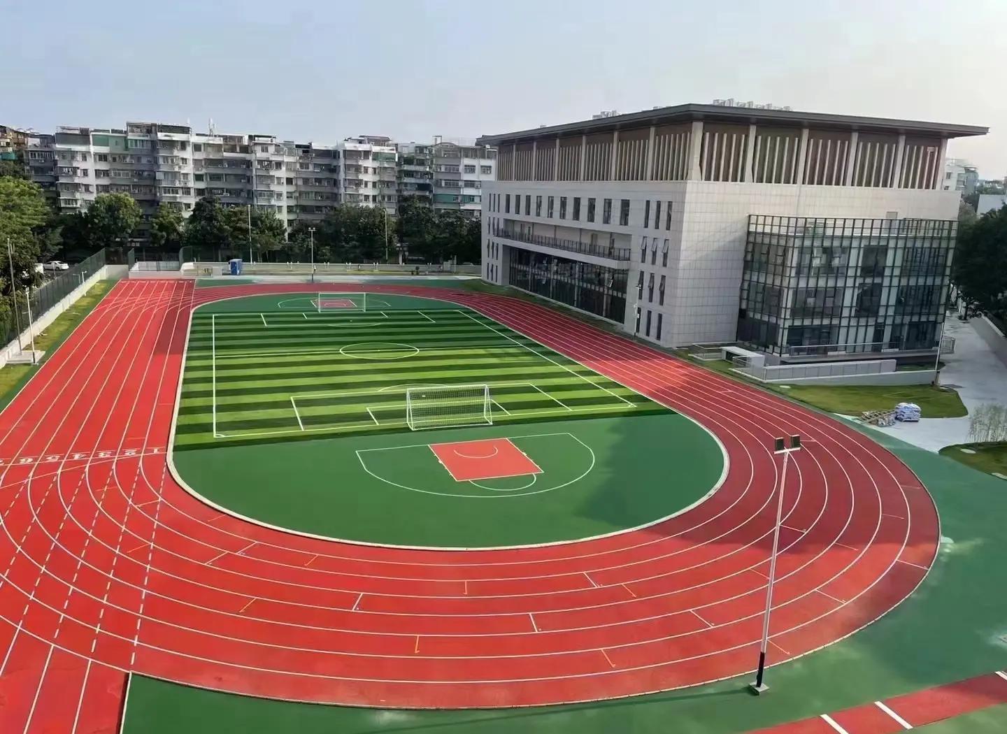 潮州市学校塑胶跑道塑胶篮球场 - 方案